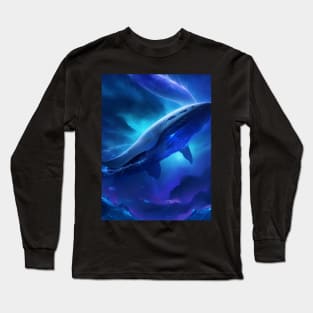 Cosmic whale in space Long Sleeve T-Shirt